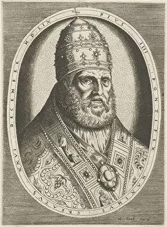 Portrait of Pope Pius IV dressed in the papal robe