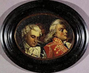 Realism Prints: Portrait of Potocki and Poninski by Jan Alojzy Matejko