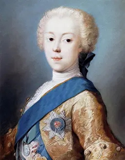White Hair Prints: Portrait of Prince Charles Edward Stuart