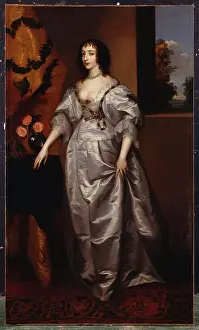 Apparel Prints: Portrait of Queen Henrietta-Maria
