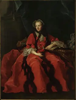 Zakup Proweniencja Prints: ﻿Portrait of queen Maria Leszczyńska. Nattier, Jean-Marc (1685-1766), painter