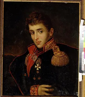 Elegance Prints: Portrait of russian general Alexander Tuchkov by anonymous artist