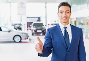 Attractive Prints: portrait salesman car dealership_2