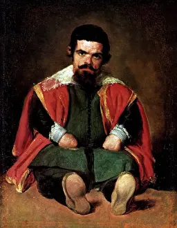 Disability Prints: The Portrait of Sebastián de Morra painted by Diego Velázquez