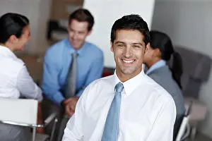 Advisor Prints: Portrait, smile and business man in office for coworking