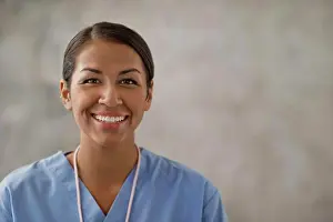 30 To 35 Years Prints: Portrait of a smiling nurse