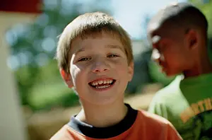 Tilted Prints: Portrait of a smiling young boy