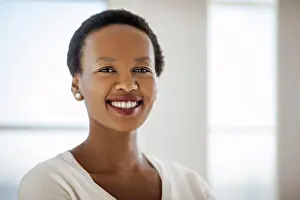 30 To 35 Years Prints: Portrait of a smiling young woman