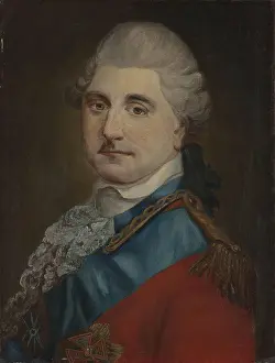 Portrety Prints: ﻿Portrait of Stanisław August Poniatowski in the uniform of the head of the Corps of Cadets