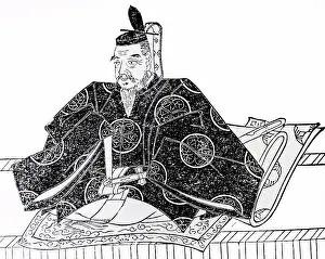 Founder Prints: Portrait of Tokugawa Ieyasu (founder and first shogun of the Tokugawa shogunate of Japan)