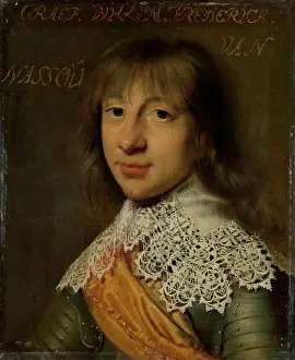 Fineart Prints: Portrait of William Frederick, Count of Nassau-Dietz, Wybrand de Geest, 1632