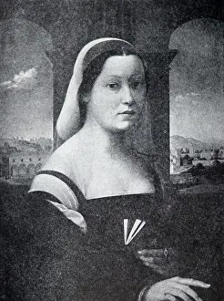 Picture Prints: Portrait of a Woman, called 'The Nun'