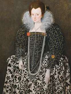 Panel Prints: Portrait Woman Traditionally Identified Mary Clopton