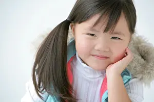 Pony Tail Prints: Portrait Of A Young Girl