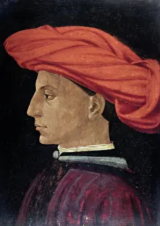 Turban Prints: Portrait of a Young Man 1423-25 Masaccio (1401-28 Italian) Isabella Stewart Gardner Museum