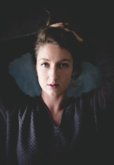 Nose Ring Prints: Portrait of young woman
