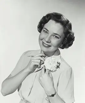 Tilt Prints: Portrait of a young woman smiling