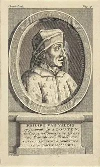 Philip Prints: Portret van Filips II de Stoute