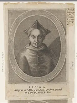 Portret van Simon de Cluny, Etienne Picart