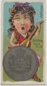 Cards Prints: Portugal, 500 Reis, from the series Coins of All Nations (N72)