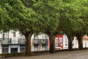 Azores Prints: Portugal, Azores, Terceira Island, Angra do Heroismo, building details