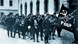 Writer Prints: POUM militia guards the Headquarters of the POUM in Barcelona 1936