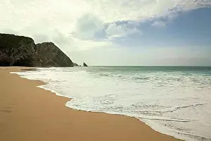 Body Of Water Prints: Praia da Adraga sandy beach, Portugal, Europe