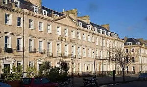 Terrace Prints: Pratt's Hotel in South Parade Georgian terrace built around 1743 by John Wood the Elder