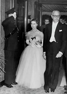 Premier of "Limlight" In London -- Princess Margaret last night attend the Premier of Charlie Chaplin's film