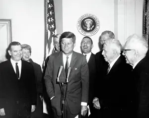 George Prints: Presentation of a Congressional Gold Medal to Robert Frost