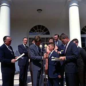Bernard Prints: Presentation of the Young American Medals to Gerald L