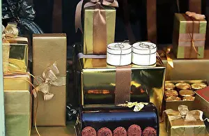 Interior Photo Prints: Presents for Christmas, Shop Window in Alsace, in the East of France