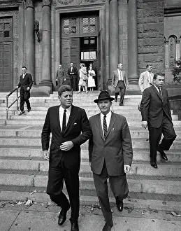 Bill Prints: President Kennedy attends Mass at St