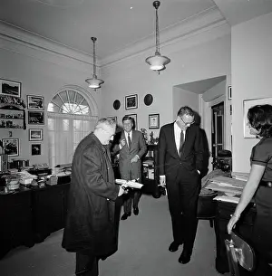 Notes Prints: President Kennedy with K. LeMoyne Billings