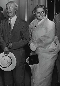 1954 Prints: President Syngman Rhee and Mrs
