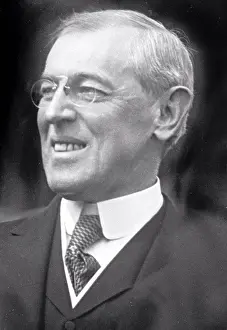 1910s Prints: President Woodrow Wilson ca. 1914-1918 Portrait