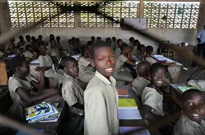 Primary School Prints: Primary school in Africa