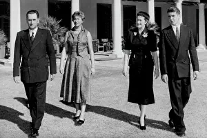 1955 Prints: The Prime Minister Of South Africa 'At Home' -- Mr