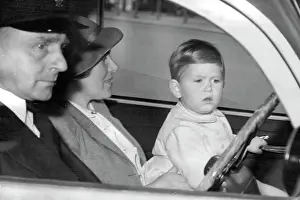 1950 Prints: Prince Charles Goes For A Ride -- Prince Charles
