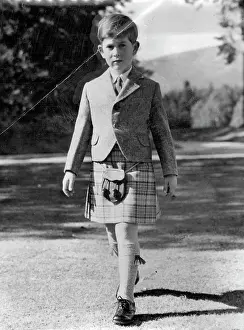 King Of Great Britain Prints: Prince Charles Is Seven - Seven years old today (Monday)