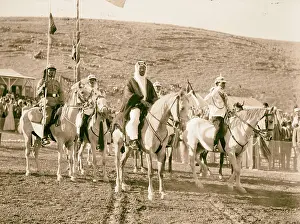 Jordan Prints: Prince Emir Saud's visit to Emir Abdullah in Amman