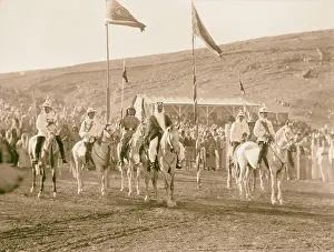 Jordan Prints: Prince Emir Saud's visit to Emir Abdullah in Amman