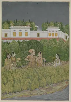 Talented Prints: Prince and Ladies in a Garden mid-18th century Nidha Mal This scene of leisure typifies the gracious style of later