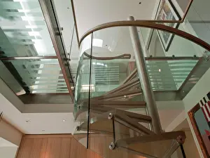 Stairs Prints: Private House London Glass And New Basement Extension, London, , Architect Unknown