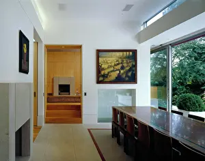 Edifice Prints: private house view of the dining room