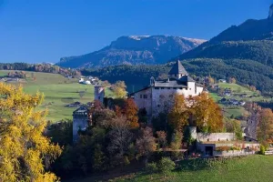 Mediterranean Countries Prints: Proesels castle, Voels am Schlern, Trentino-Alto Adige/Suedtirol, Italy