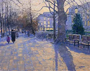 Group Of People Prints: The Promenade (Afternoon, December) Cheltenham