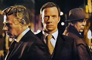 Writer Prints: A promotional still from the series Whitechapel autographed by Phil Davis