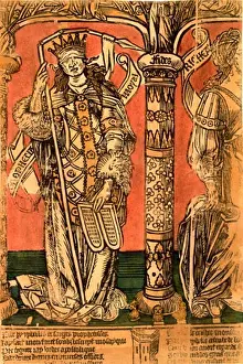 Old Testament Prints: Prophecia Moysi (Personification of the Synagogue) ca