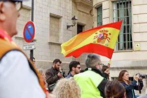 Demonstration Prints: Protest against the Spanish government of Pedro Sanchez